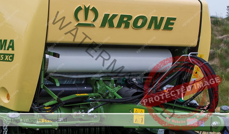 Krone Comprima F 125. Serie Comprima F lleno